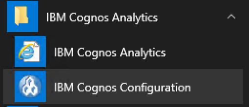 System X Konfiguration SingleSignOn Cognos Configuration starten.png