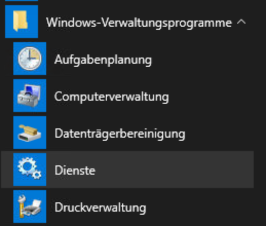 System X Konfiguration Analytic Server Security Dienste öffnen.png