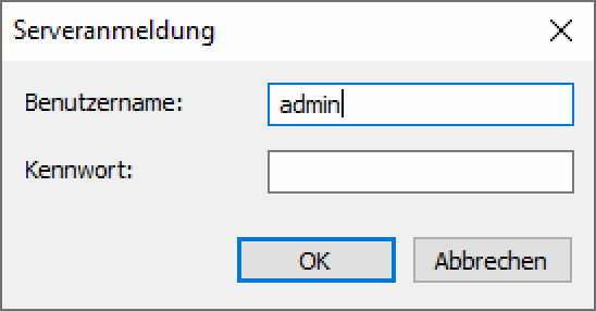 System X Konfiguration Analytic Server TM1 Server anmelden.png