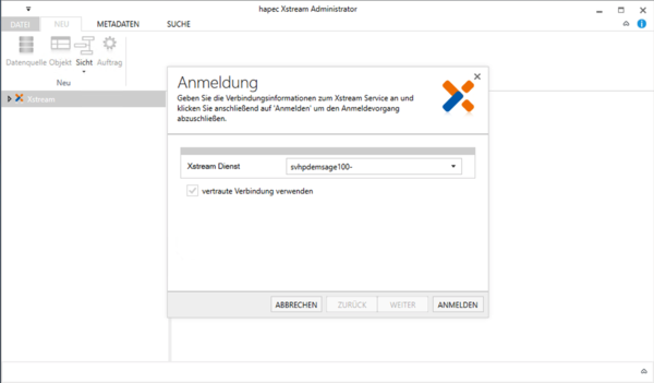 hapec System X Installation Xstream Admin Start.png