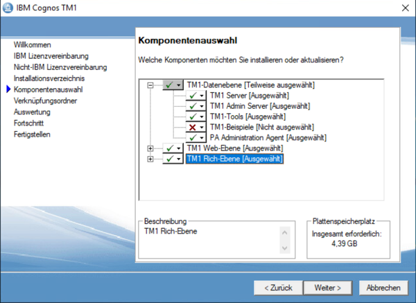System X Installation Analytic Server Component Selection 1.png
