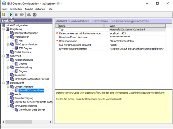 System X Reporting Server Configuration Starten.png