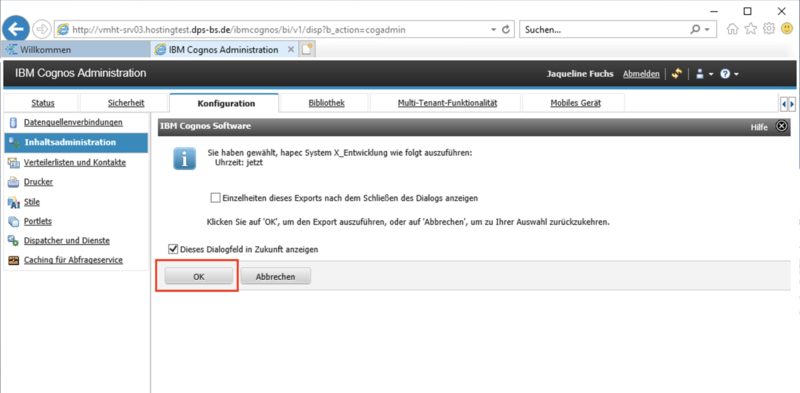 Datei:Sage 100 Releasemanagement Berichtspackage System X Entwicklung exportieren2.png