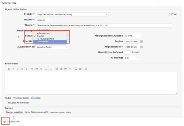 Projektsteuerung Ticket Status aendern.png