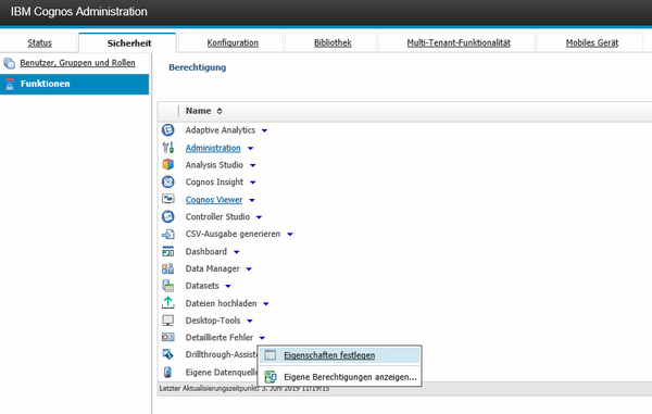 System X Konfiguration Lizenzrollen Funktionen Eigenschaften aufrufen.png