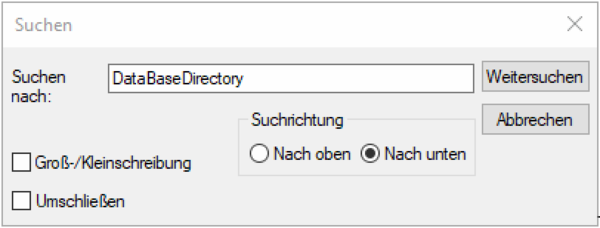 System X Konfiguration Analytic Server Suche DataDaseDir.png