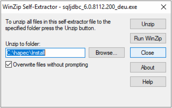 Installation Microsoft SQL Server JDBC Treiber Close.png