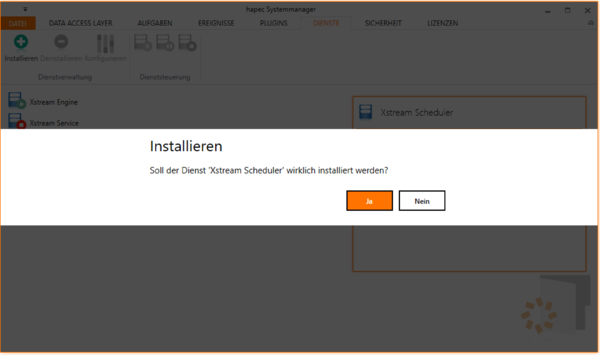 System X Installation Data Integration Server Scheduler Install bestätigen.png