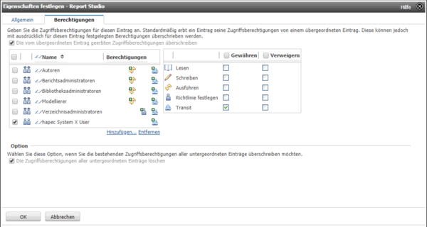 System X Konfiguration Lizenzrollen Funktionen Report Studio Konfig.png