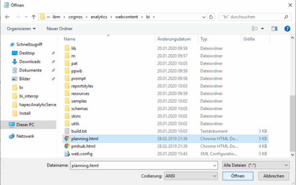 System X Konfiguration Analytic Server Integration planning öffnen.png