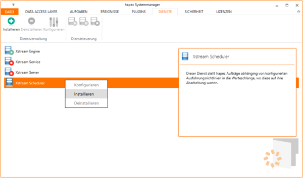 System X Installation Data Integration Server Scheduler Install.png