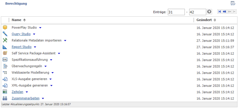 Datei:System X Konfiguration Lizenzrollen Funktionen Report Studio Klick.png