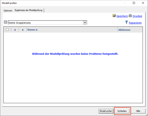 System X Framework Manager Modell pruefen Ergebnis.png