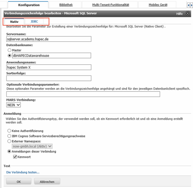Datei:Implementierung Sage 100 Toolbox hapec System X dbHAPECDatawarehouse Verbindungseigenschaften 2.png