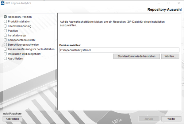 System X Reporting Server Install Package Selection.png