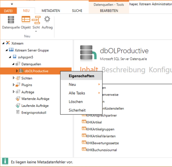 Implementierung Sage 100 Toolbox produktiv Xstream SageDB Eigenschaften.png