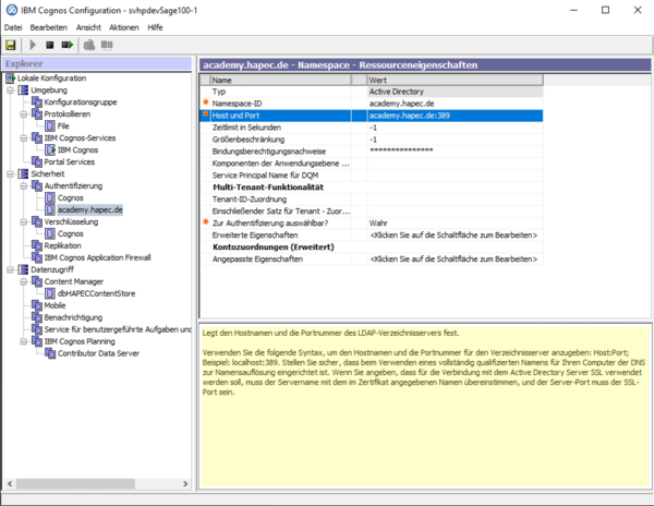System X Reporting Server Configuration Authentication Namespace ID and Host.png