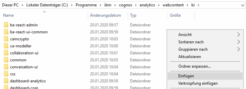 Datei:System X Konfiguration Analytic Server Integration Dateien einfügen.png