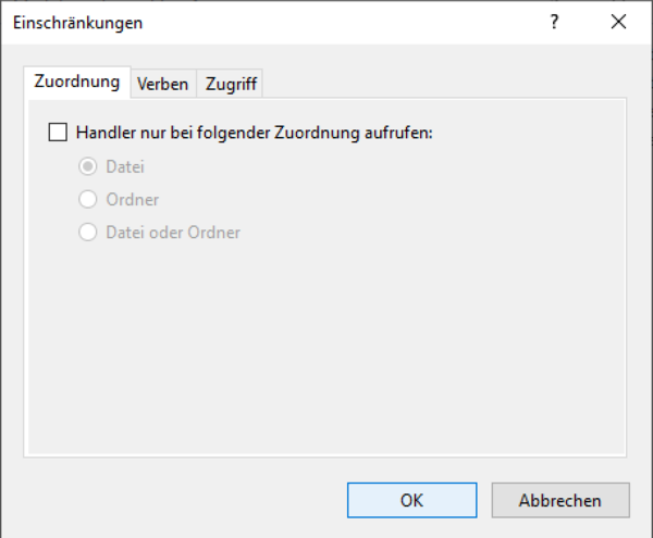System X Konfiguration SingleSignOn Einschränkungen.png