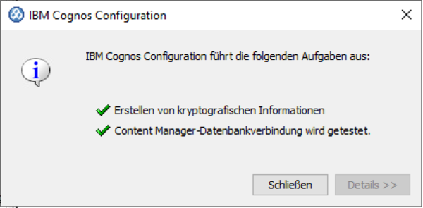 System X Reporting Server Configuration Content Store Test OK.png