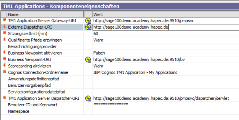 Datei:System X Konfiguration Analytic Server TM1Application URLs anpassen.png
