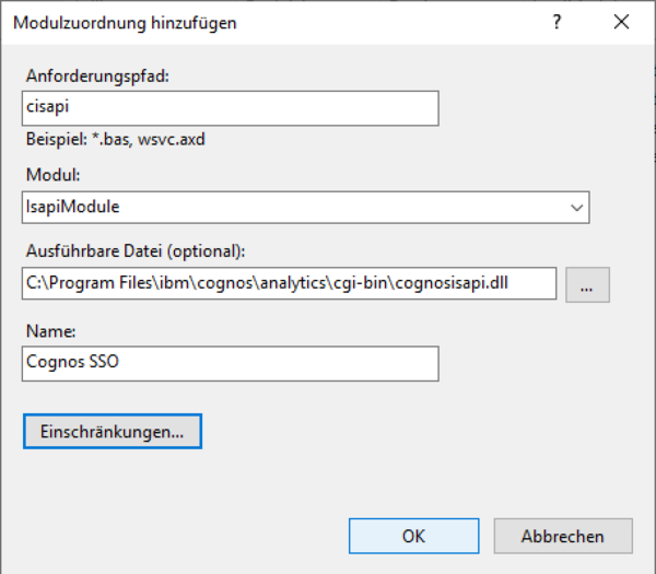 System X Konfiguration SingleSignOn Modulzuordnung OK.png
