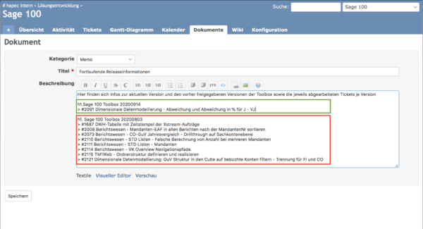 Sage 100 Releasemanagement Releaseinformationen eintragen.png